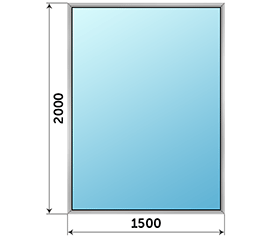Одностворчатое окно Realit 1500x2000